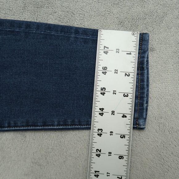 American Eagle Jeans Women's Size 8R Blue Super High-Rise Jegging 28" Inseam - Picture 5 of 16